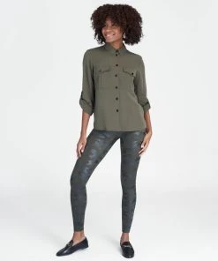 Spanx Faux Leather Camo Leggings 19 Spanx Faux Leather Camo Leggings