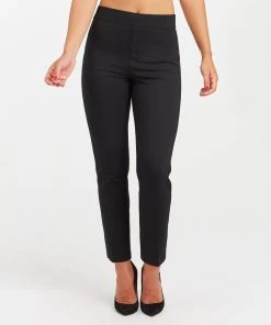 Spanx The Perfect Black Pant, Ankle Tuxedo Slim Straight