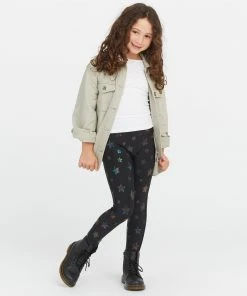 Spanx Girls Faux Leather Star Leggings