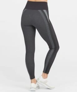 Spanx Look At Me Now Seamless Track Stripe Leggings 23 Spanx Look At Me Now Seamless Track Stripe Leggings