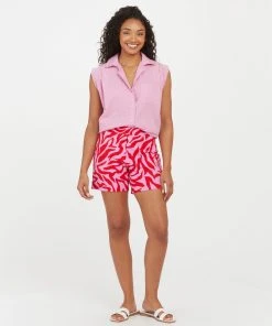 Spanx On-the-Go Printed Shorts, 6