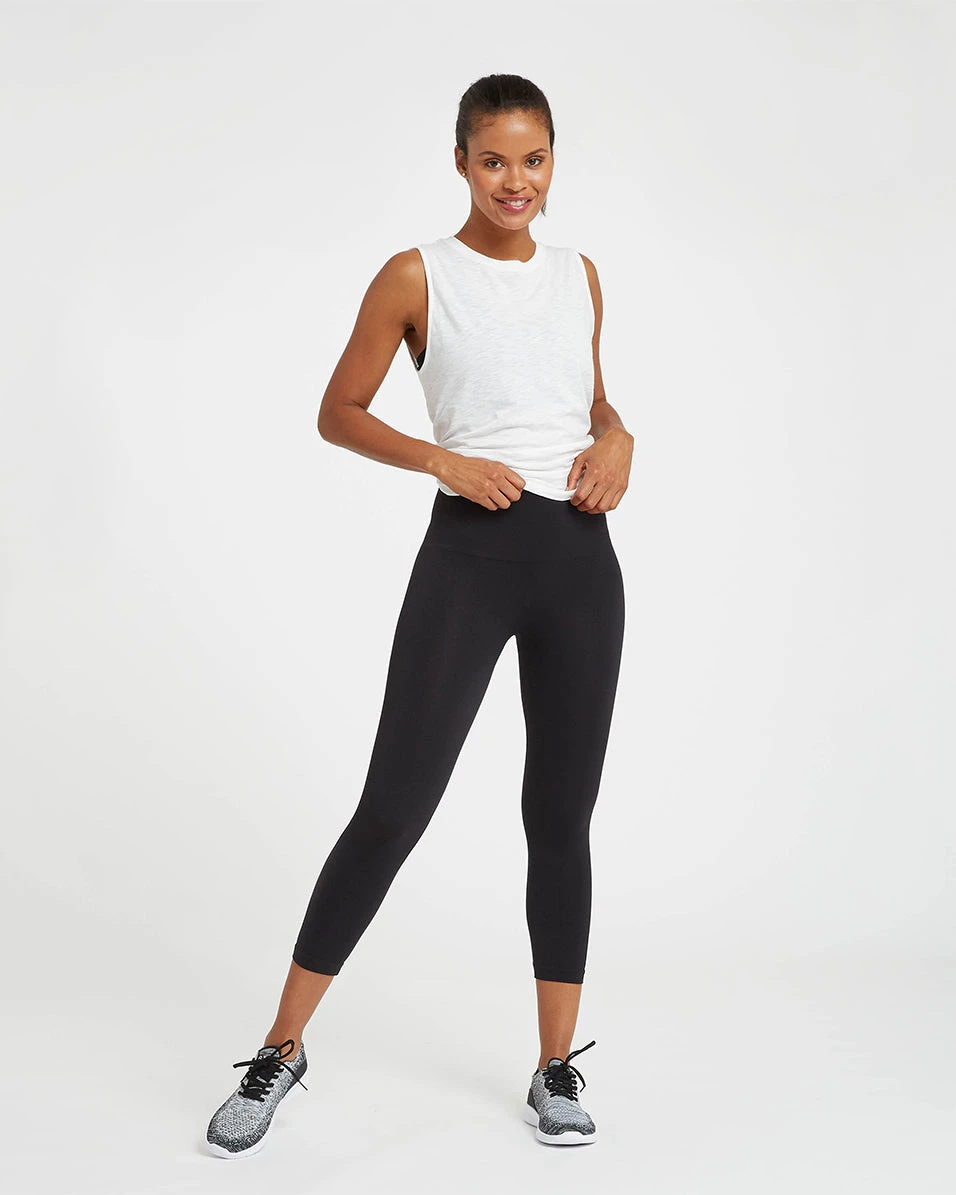 Spanx Look At Me Now Seamless Cropped Leggings 51 Spanx Look At Me Now Seamless Cropped Leggings