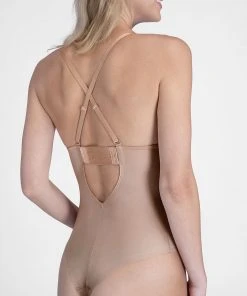 Spanx Shop All Shapewear Suit Your Fancy Plunge Low-Back Thong Bodysuit