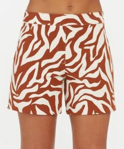 Spanx On-the-Go Printed Shorts, 6