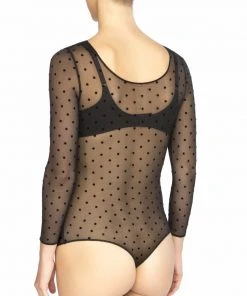 Shop All Clothing Spanx® Sheer Fashion Flocked Dot Thong Bodysuit 11 Shop All Clothing Spanx® Sheer Fashion Flocked Dot Thong Bodysuit