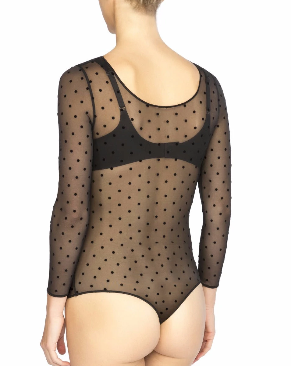 Shop All Clothing Spanx® Sheer Fashion Flocked Dot Thong Bodysuit 7 Shop All Clothing Spanx® Sheer Fashion Flocked Dot Thong Bodysuit