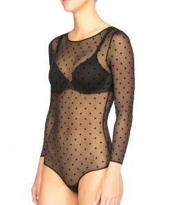 Shop All Clothing Spanx® Sheer Fashion Flocked Dot Thong Bodysuit 10 Shop All Clothing Spanx® Sheer Fashion Flocked Dot Thong Bodysuit