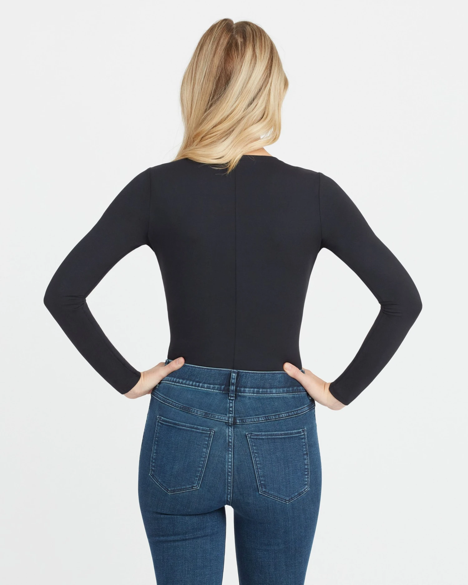 Spanx Suit Yourself Long Sleeve Thong Bodysuit 6 Spanx Suit Yourself Long Sleeve Thong Bodysuit