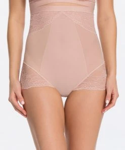 Spanx Shop All Shapewear Spotlight On Lace High-Waisted Brief 17 Spanx Shop All Shapewear Spotlight On Lace High-Waisted Brief