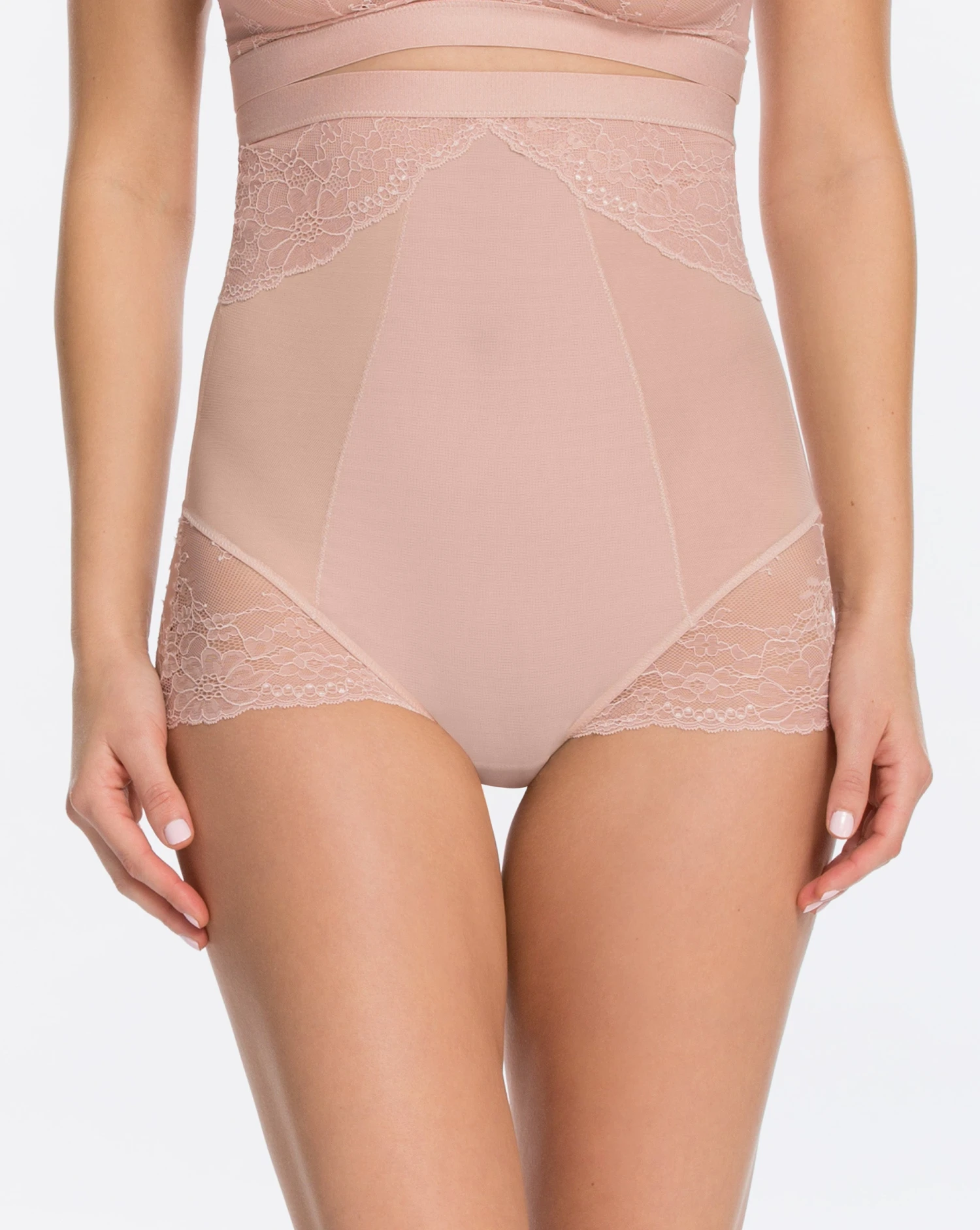 Spanx Shop All Shapewear Spotlight On Lace High-Waisted Brief 9 Spanx Shop All Shapewear Spotlight On Lace High-Waisted Brief
