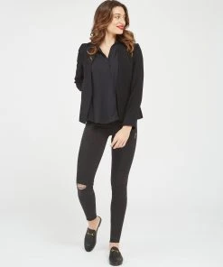 Spanx Vintage Distressed Ankle Skinny Jeans Shop All Clothing