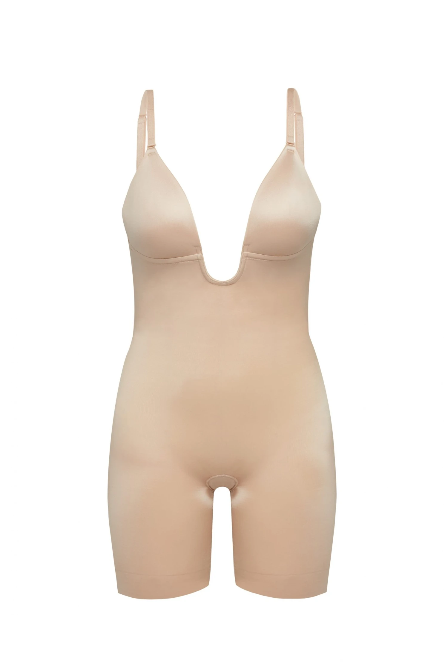 Spanx Best Sellers Suit Your Fancy Plunge Low-Back Mid-Thigh Bodysuit 3 Spanx Best Sellers Suit Your Fancy Plunge Low-Back Mid-Thigh Bodysuit