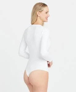 Spanx Suit Yourself Long Sleeve Thong Bodysuit 21 Spanx Suit Yourself Long Sleeve Thong Bodysuit