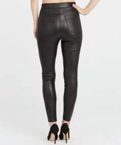 Spanx Best Sellers Leather-Like Ankle Skinny Pant