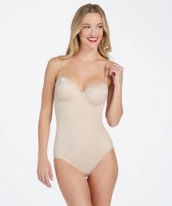 Spanx Shop All Shapewear Suit Your Fancy Strapless Cupped Panty Bodysuit