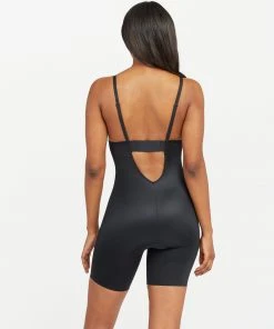 Spanx Best Sellers Suit Your Fancy Plunge Low-Back Mid-Thigh Bodysuit 24 Spanx Best Sellers Suit Your Fancy Plunge Low-Back Mid-Thigh Bodysuit