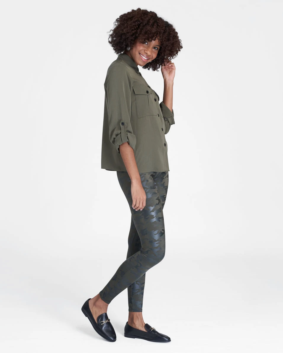 Spanx Faux Leather Camo Leggings 12 Spanx Faux Leather Camo Leggings