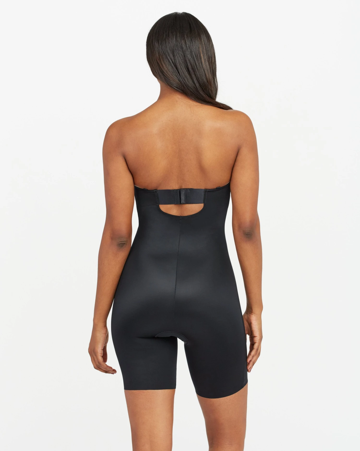 Spanx Suit Your Fancy Strapless Cupped Mid-Thigh Bodysuit Bodysuits 12 Spanx Suit Your Fancy Strapless Cupped Mid-Thigh Bodysuit Bodysuits