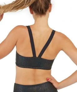 Spanx Sports Bras + Panties Printed Low Impact Sports Bra