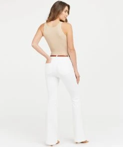 Spanx Flare Jeans, White