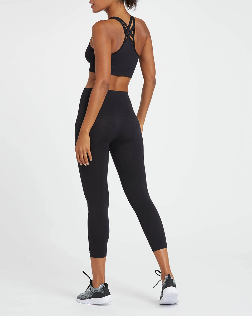 Spanx Look At Me Now Seamless Cropped Leggings 55 Spanx Look At Me Now Seamless Cropped Leggings