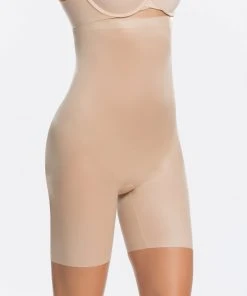 Spanx Skinny Britches® High-Waisted Mid-Thigh Short Shop All Shapewear