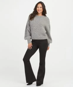 Spanx New Arrivals Faux Suede Flare Pants