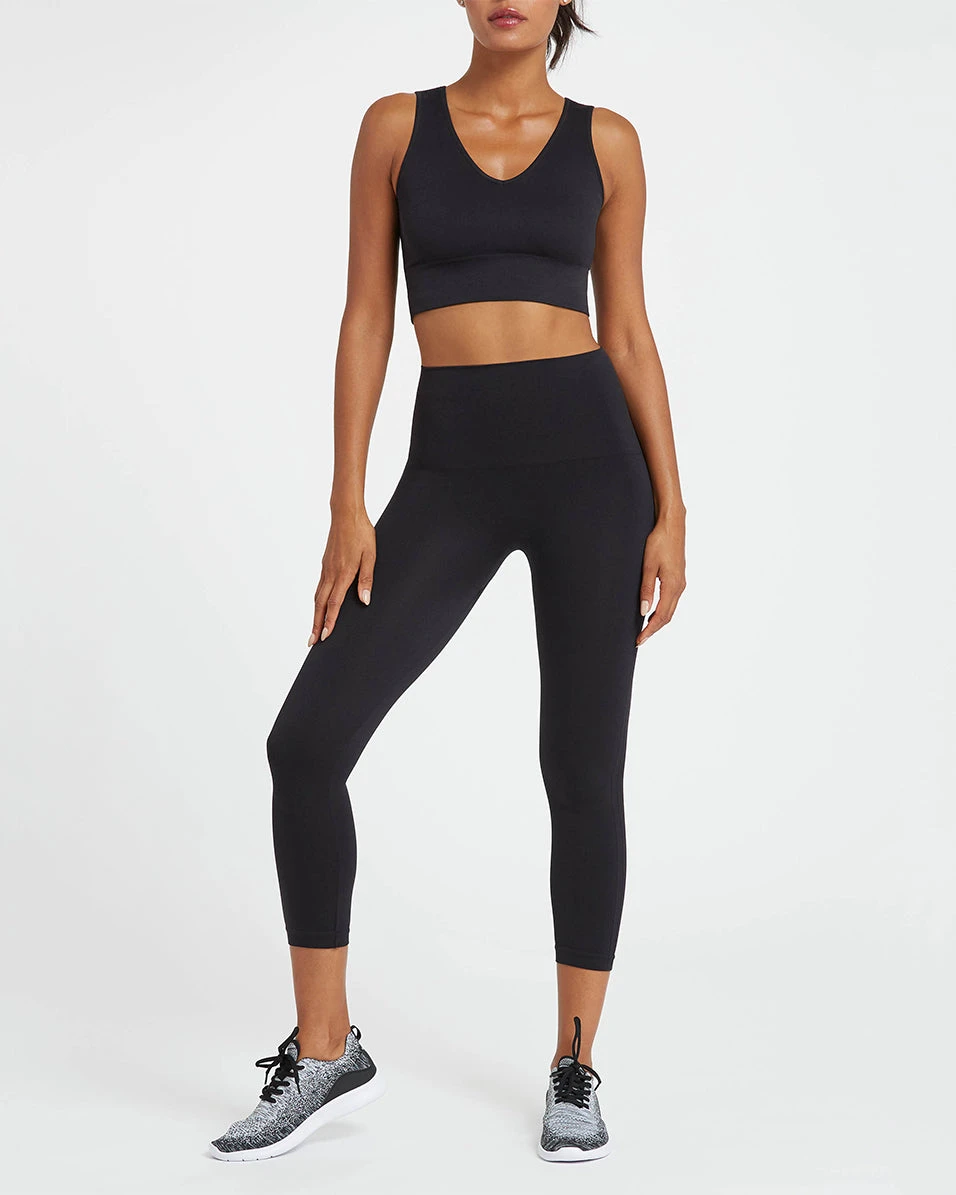 Spanx Look At Me Now Seamless Cropped Leggings 53 Spanx Look At Me Now Seamless Cropped Leggings