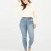 Spanx Back In Stock Ankle Skinny Jeans, Light Vintage Wash