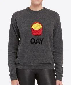 Spanx Shop All Sale Bow & Drape Sweatshirt