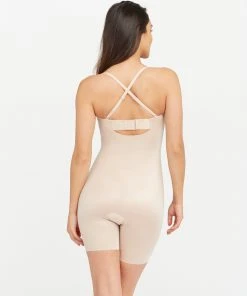 Spanx Suit Your Fancy Strapless Cupped Mid-Thigh Bodysuit Bodysuits 20 Spanx Suit Your Fancy Strapless Cupped Mid-Thigh Bodysuit Bodysuits