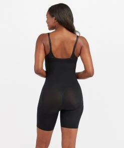 Spanx Power Open-Bust Mid-Thigh Bodysuit Shop All Shapewear 20 Spanx Power Open-Bust Mid-Thigh Bodysuit Shop All Shapewear