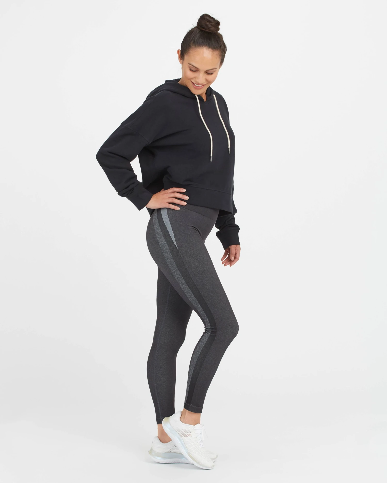 Spanx Look At Me Now Seamless Track Stripe Leggings 11 Spanx Look At Me Now Seamless Track Stripe Leggings
