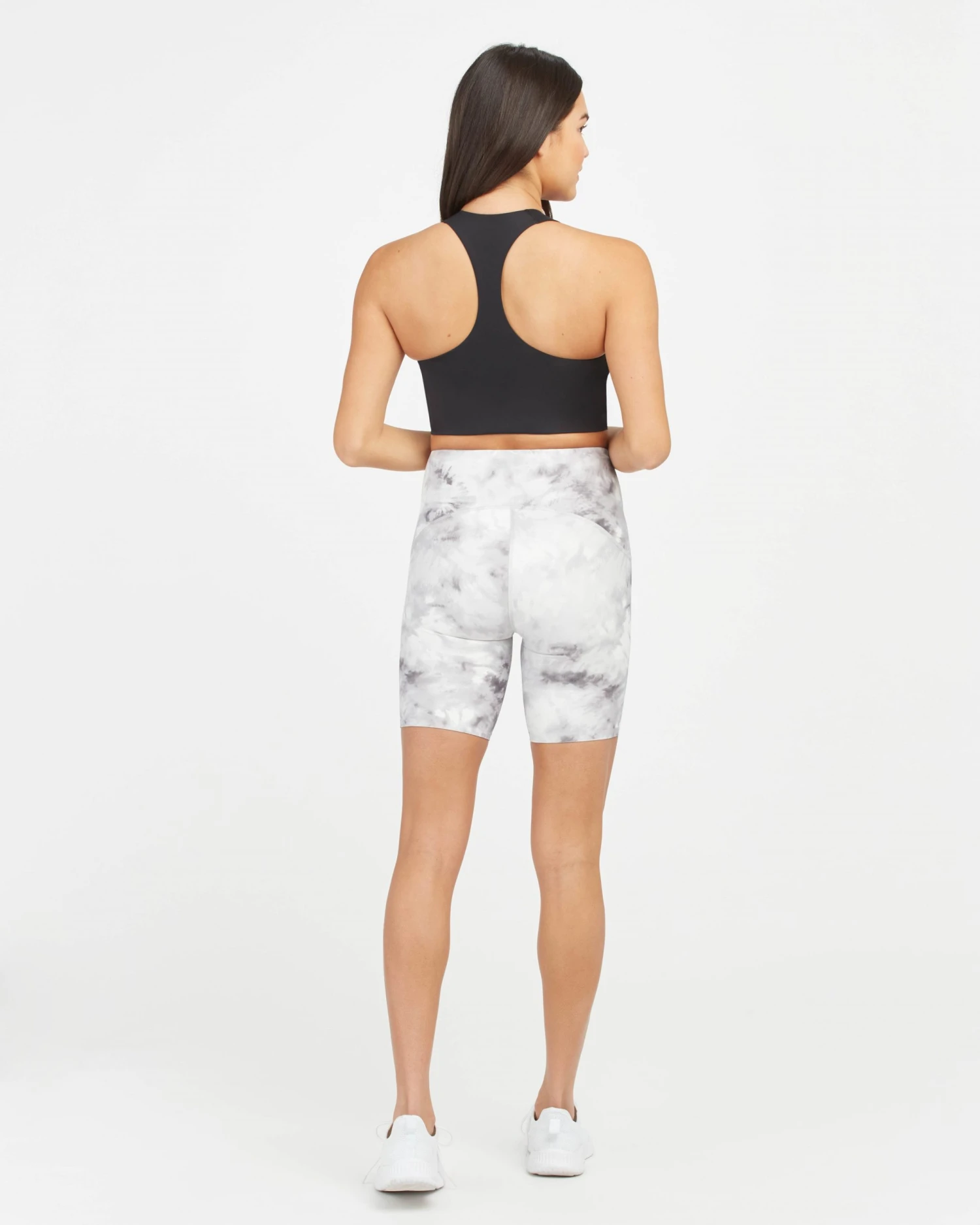 Spanx Booty Boost® Active Cloudy Tie Dye Bike Short, 8" Shop All Clothing 5 Spanx Booty Boost® Active Cloudy Tie Dye Bike Short, 8" Shop All Clothing