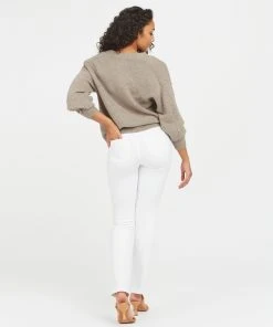 Spanx New Arrivals Ankle Straight Leg Jeans, White