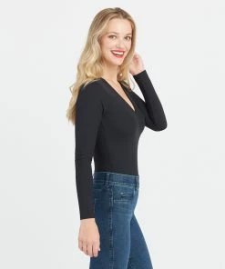 Spanx Suit Yourself Long Sleeve Thong Bodysuit 16 Spanx Suit Yourself Long Sleeve Thong Bodysuit