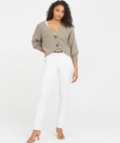 Spanx New Arrivals Ankle Straight Leg Jeans, White