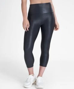 Spanx Faux Leather Active Cropped Leggings 8 Spanx Faux Leather Active Cropped Leggings