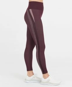 Spanx Look At Me Now Seamless Track Stripe Leggings 21 Spanx Look At Me Now Seamless Track Stripe Leggings