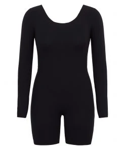 Spanx Luxe Essentials Long Sleeve Mid-Thigh Bodysuit 9 Spanx Luxe Essentials Long Sleeve Mid-Thigh Bodysuit