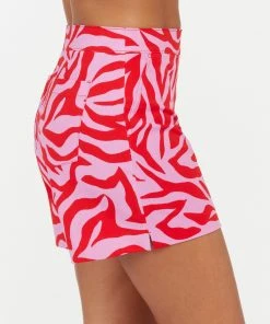 Spanx On-the-Go Printed Shorts, 6