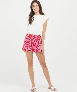 Spanx On-the-Go Printed Shorts, 4" New Arrivals