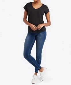 Spanx The Summer Shop Pima Cotton V-Neck Tee