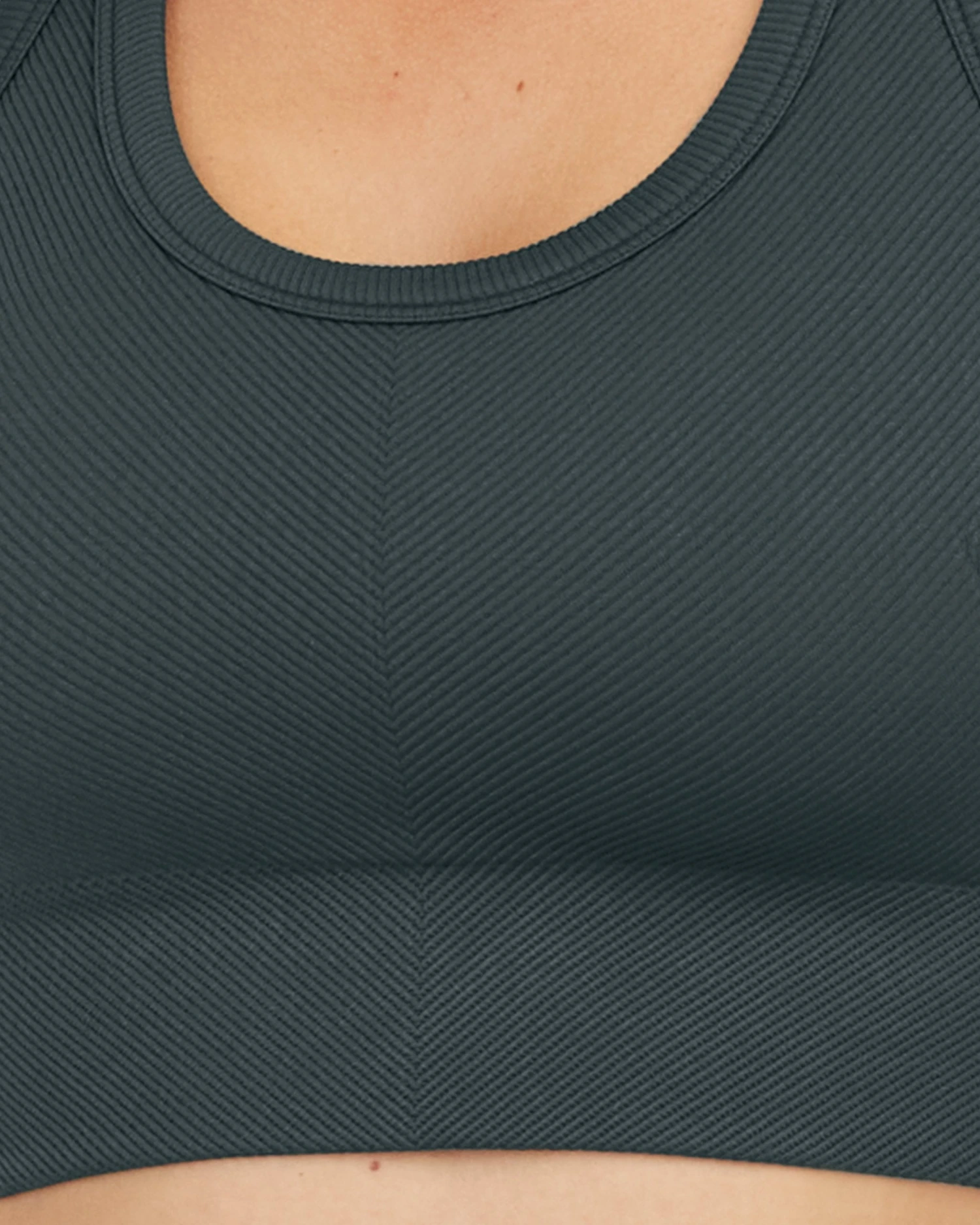 Spanx Seamless Sculpt Chevron Ribbed Longline Medium Impact Sports Bra 14 Spanx Seamless Sculpt Chevron Ribbed Longline Medium Impact Sports Bra