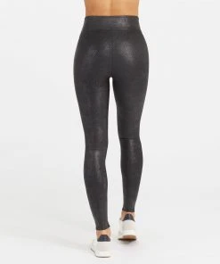 Spanx Faux Leather Matte Snake Leggings 14 Spanx Faux Leather Matte Snake Leggings
