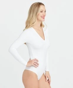 Spanx Suit Yourself Long Sleeve Thong Bodysuit 24 Spanx Suit Yourself Long Sleeve Thong Bodysuit