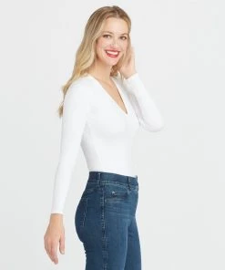 Spanx Suit Yourself Long Sleeve Thong Bodysuit 20 Spanx Suit Yourself Long Sleeve Thong Bodysuit