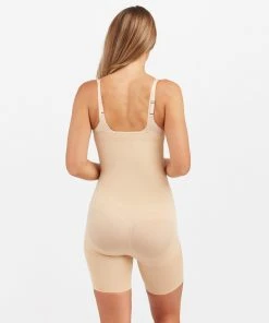 Spanx Power Open-Bust Mid-Thigh Bodysuit Shop All Shapewear 15 Spanx Power Open-Bust Mid-Thigh Bodysuit Shop All Shapewear