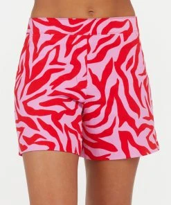 Spanx On-the-Go Printed Shorts, 6