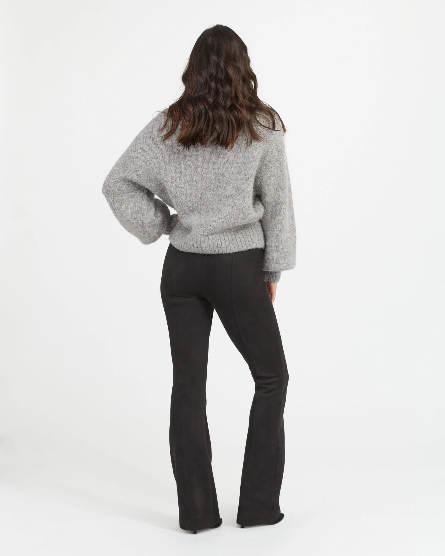 Spanx New Arrivals Faux Suede Flare Pants 8 Spanx New Arrivals Faux Suede Flare Pants